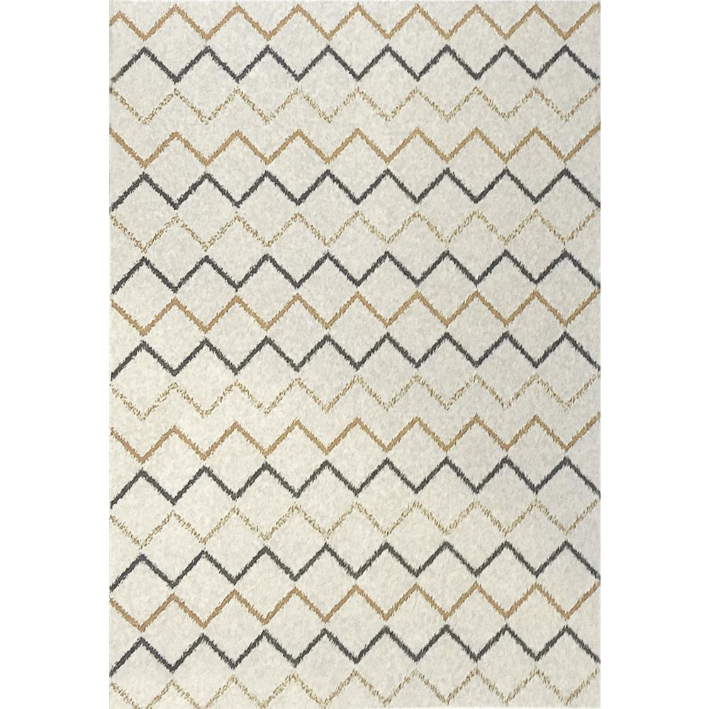Dynamic Rugs 9880-170 Silvia 6 Ft. 7 In. X 9 Ft. 6 In. Rectangle Rug in Ivory/Gold